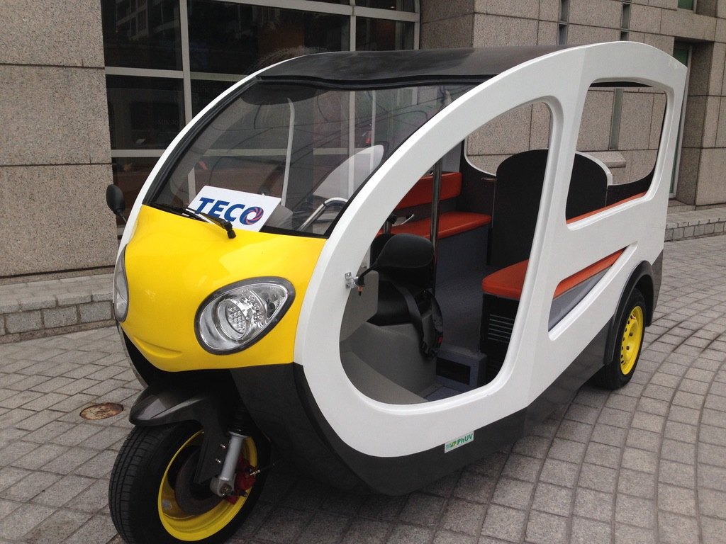 The redesigned e-trike, 2014